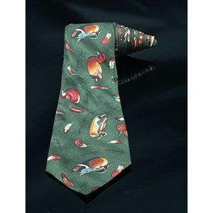 Amana Colonies Mens Necktie Tie Ducks Poultry Bird